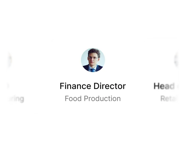 Finance Director, Food Production